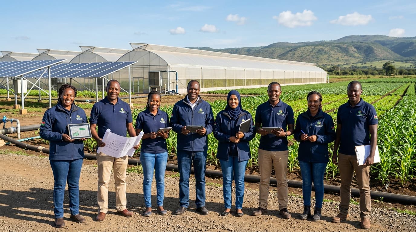 Symnet Agro Solutions Technical Team & Agricultural Engineers in Kenya