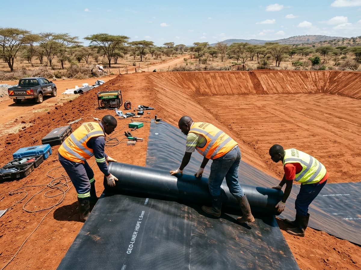 The Ultimate Dam Liner Installation & Water Pan Sizing Guide in Kenya