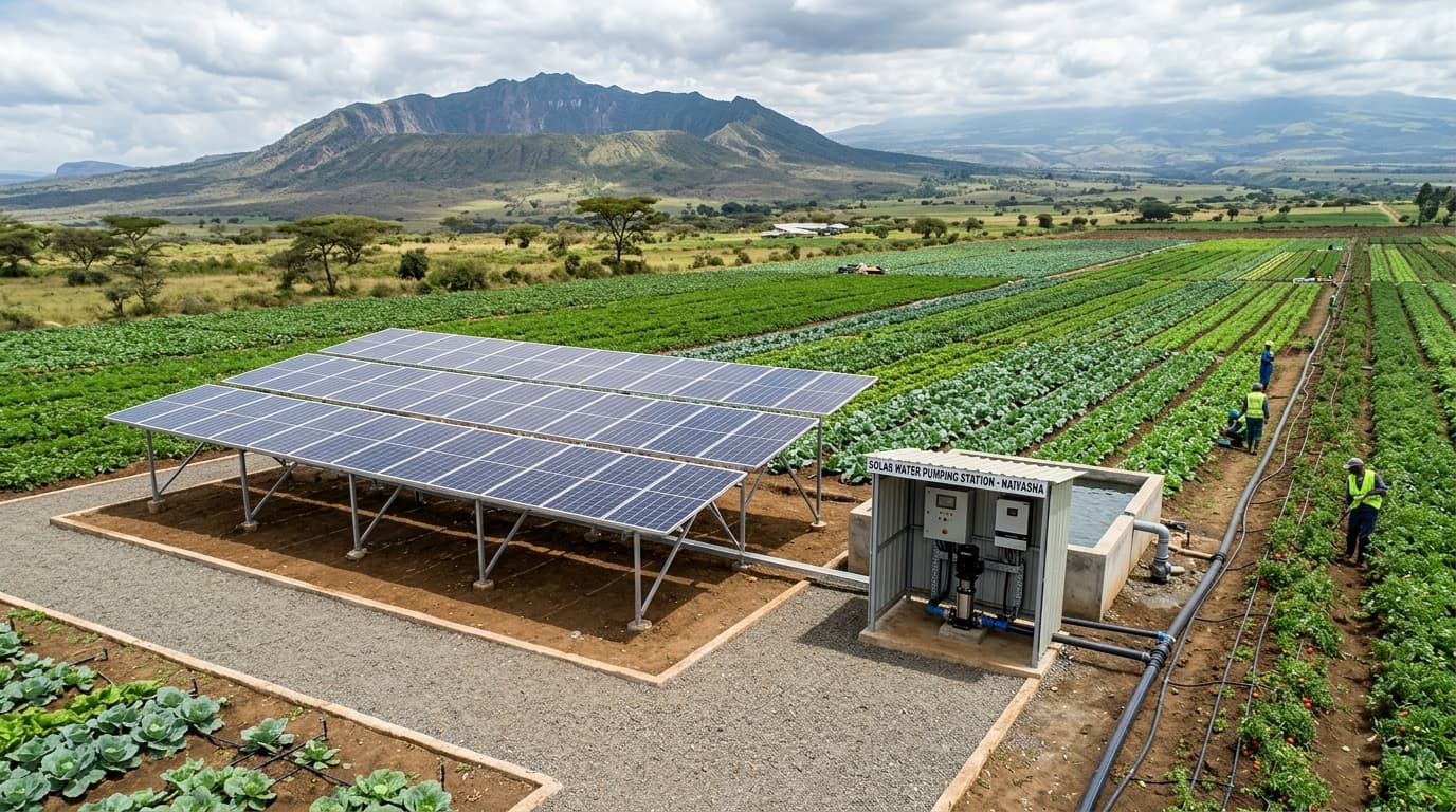 Solar Pumping & Drip Irrigation in Naivasha